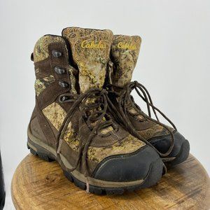 CABELA'S Camo Size 8M Hunting Boots Vibram 81-8641
